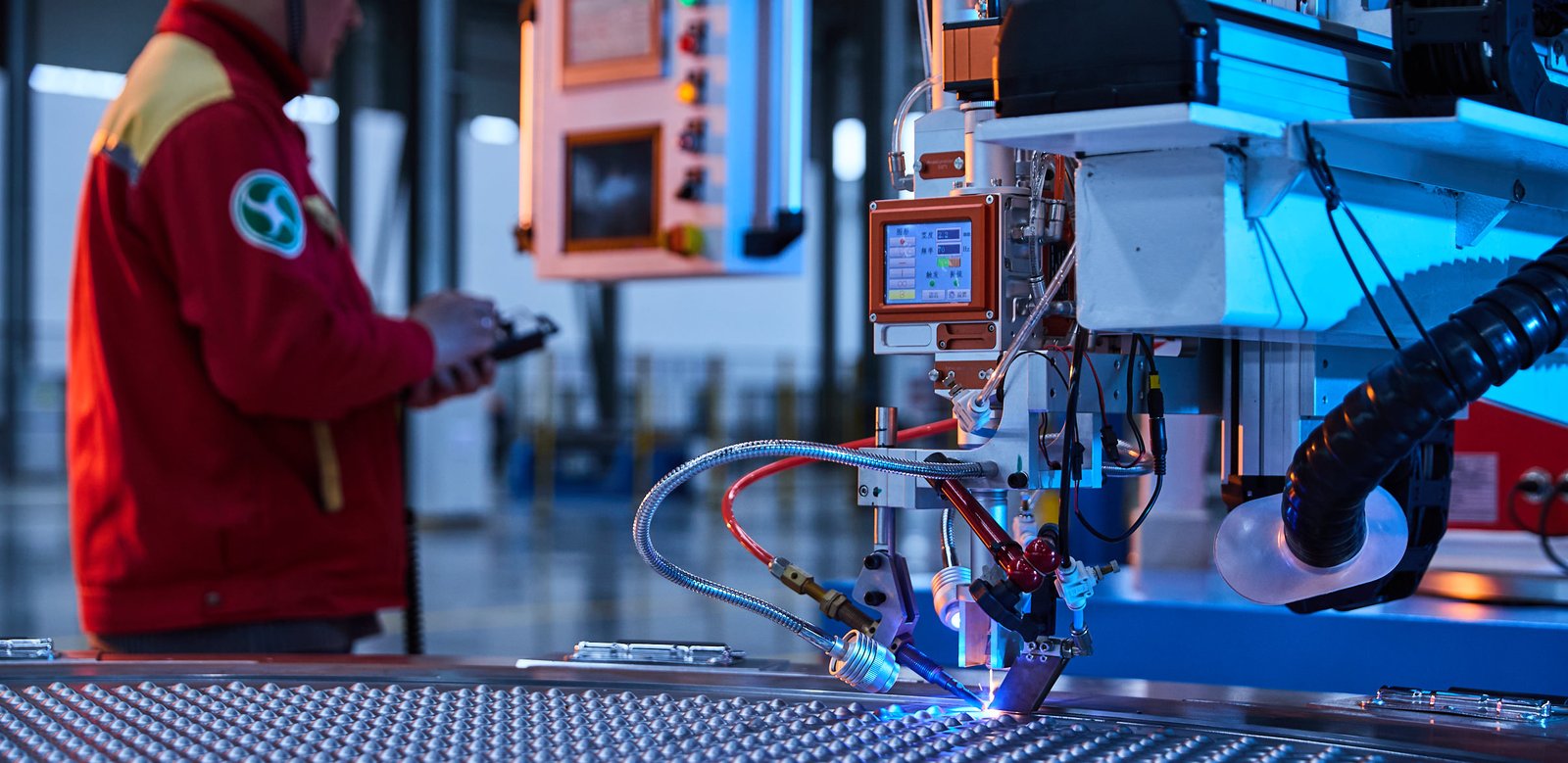 Equipment at the hydrogen production site of Skyblue Smart Equipments